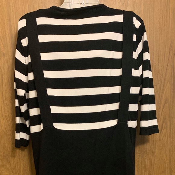 Stripe Knitted Dress with straps - Picture 3 of 4